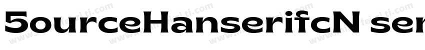 5ourceHanserifcN semiBold字体转换